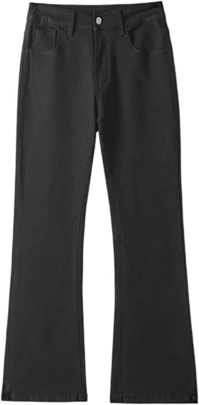 NWT ~ Women's 5 Pocket Cut Black Denim Boot Cut Flare Jeans ~ Size MEDIUM